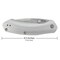 Case Cutlery Knife, Case Silver Anodized Aluminum Westline S35VN Blade 36553 - alternate 2